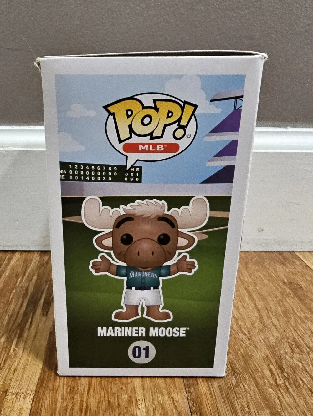 Mariner Moose Seattle Mainers Green Jersey Mascot - MLB Baseball Funko POP! #01